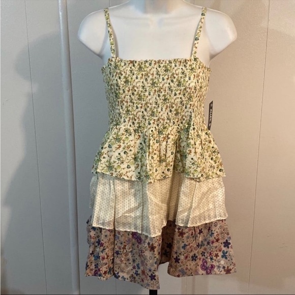 NWT Vintage Allen B Smock Top size L - Picture 1 of 12